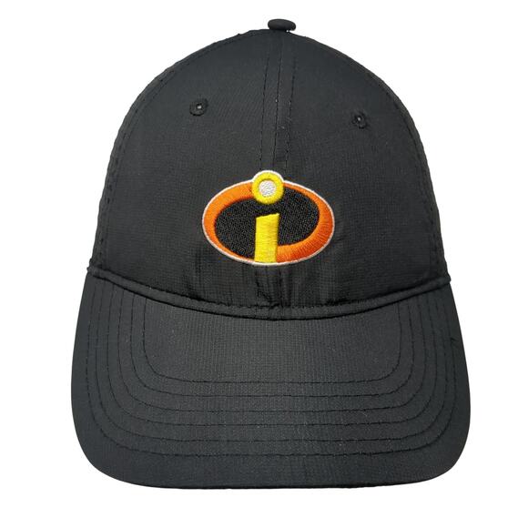 Incredibles 2 Strapback Baseball Cap Black One Size Adjustable Embroidered - Picture 1 of 10